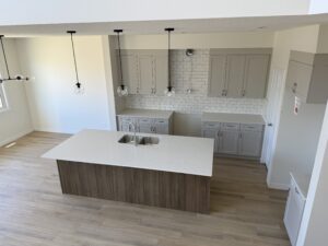 Modern kitchen with white cabinets | The Paint Masters