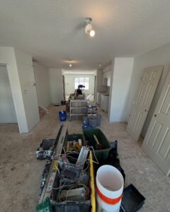 Room with construction tools & gear | The Paint Masters