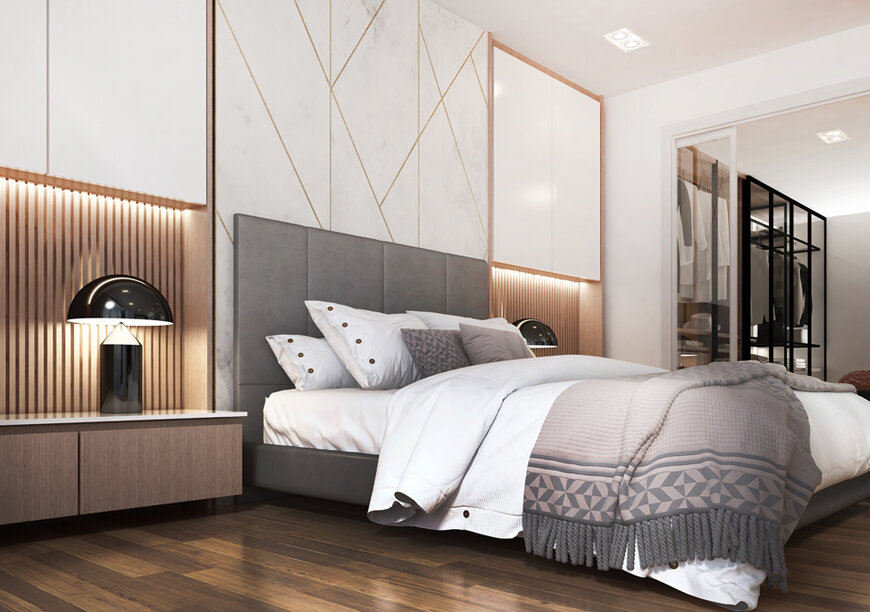 Modern bedroom with sleek furniture | The Paint Masters